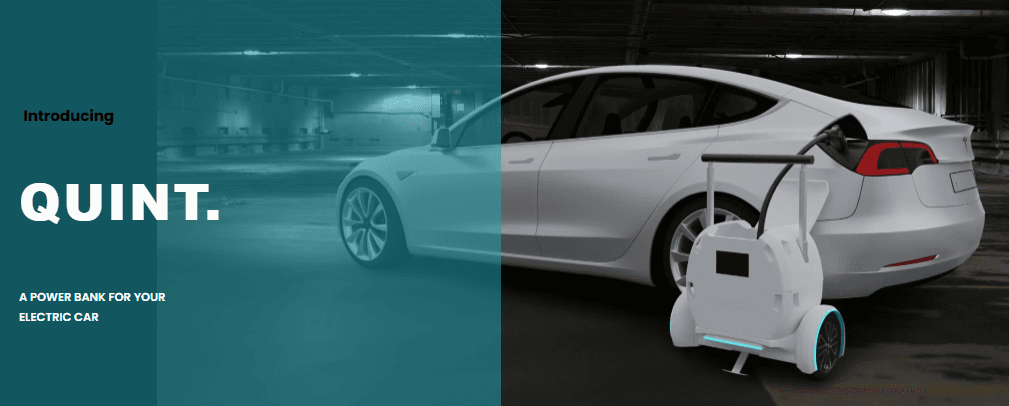 QUINT portable EV power bank — hero image